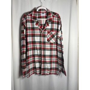 Old Navy Men's Plaid Long Sleeve Button Up Shirt XL